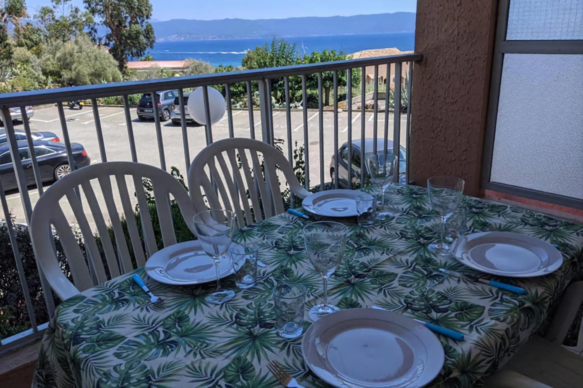 Studio 4 Pers Terrasse Vue Mer 阿雅克肖 外观 照片